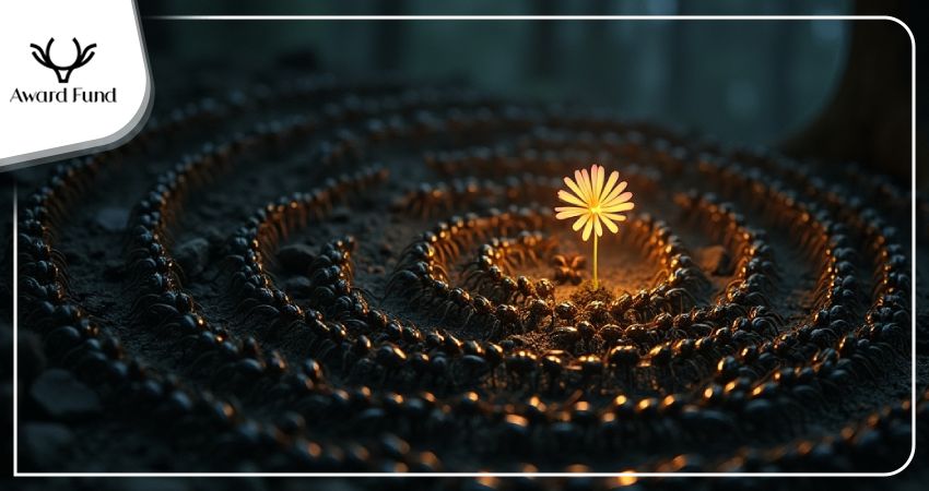 مارپیچ مرگ مورچه‌ها تا آزادی مالی انسان‌ها